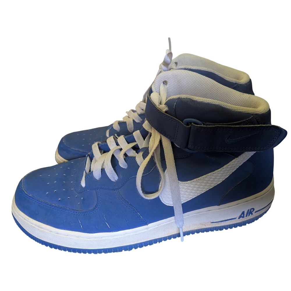 Nike Air Force 1 Suede High Top Mens 12 Streetwear Retro Basketball Sneaker